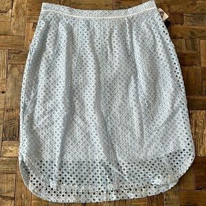 Heather by Bordeaux Lace Panel Mini Skirt NWT
